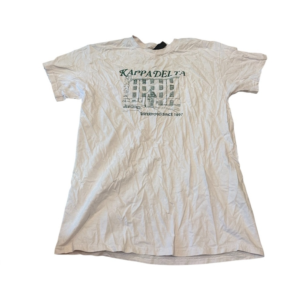 Kappa Delta White and Green T-Shirt